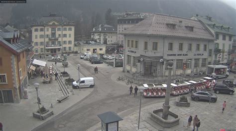 Webcam Chamonix-Mont-Blanc: Place Balmat - Webcam Galore