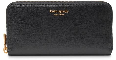 Kate Spade Morgan Saffiano Leather Zip Around Continental Wallet in ...