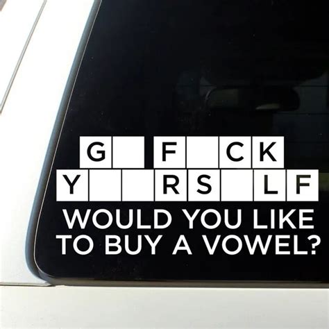 20pcs/lot Buy A Vowel Decal Funny Car Truck Window Sticker Not Drunk Avoiding Potholes Car ...