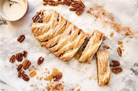 Pecan Pastry Braid and Vanilla Icing - Easy Brunch Recipe | Chenée Today