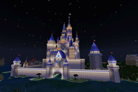 After many, many hours I've finally finished my Minecraft Disney Castle ...