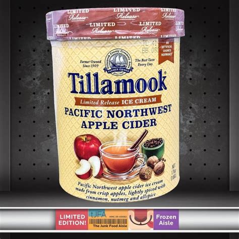 Tillamook Pacific Northwest Apple Cider Ice Cream - The Junk Food Aisle