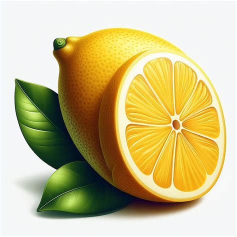 Premium Vector | Isolated trendy modern lemon fruit vector art illustration emoji emoticon ...