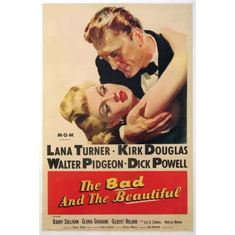 "The Bad And The Beautiful" Film Poster, 1952 For Sale at 1stdibs