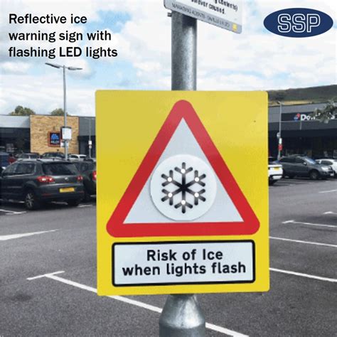 Reflective Ice Warning LED Flashing Lights | SSP Direct