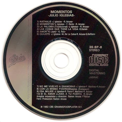 The First Pressing CD Collection: Julio Iglesias - Momentos