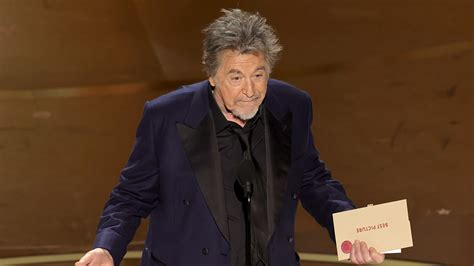 Al Pacino Skips Announcing Best Picture Nominees at the 2024 Oscars