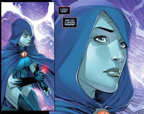 Raven Mourns Trigon – Comicnewbies