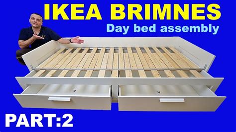 IKEA BRIMNES Day bed assembly instructions / PART 2 - YouTube