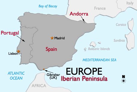 Iberian Peninsula Map and Information Page