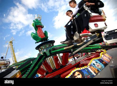 Ocean Beach funfair in South Shields Stock Photo - Alamy