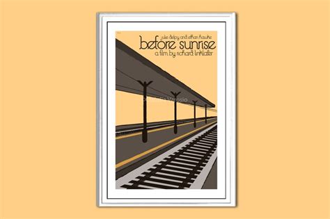 Before Sunset Movie Poster in Various Sizes - Etsy