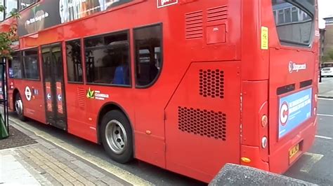 Enviro 400 BAE Hybrid Euro 6 Stagecoach London 12333 SL14LNZ Route 8 Leaves at Bonner Street for ...