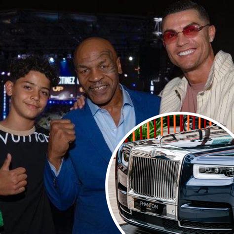 Mike Tyson was surprised when Ronaldo gave him a Roll Royce Phantom Vii when he did this with ...