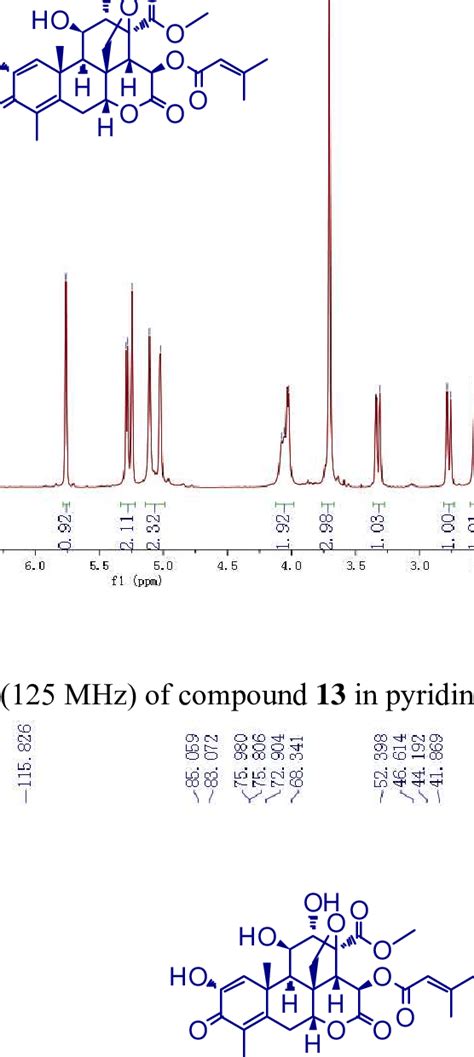 Figure S63 1 H NMR spectrum (500 MHz) of compound 13 in pyridine-d5 | Download Scientific Diagram