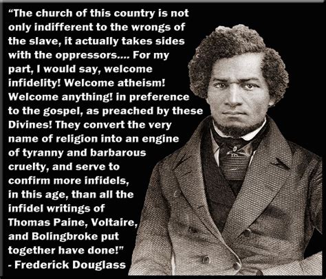 A great intellectual. Frederick Douglass on religion. Black History Quotes, Black History Books ...