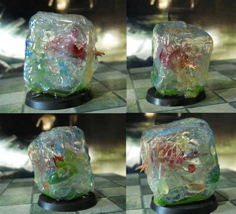 Hand made Gelatinous Cube for Dungeons and Dragons. | Dungeons and ...