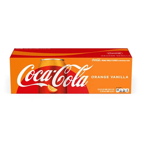 Coca-Cola Orange Vanilla Coke 12 oz Cans - Shop Soda at H-E-B