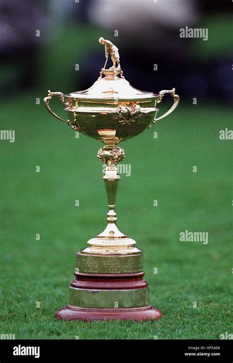 THE RYDER CUP TROPHY THE RYDER CUP TROPHY 29 September 1997 Stock Photo ...