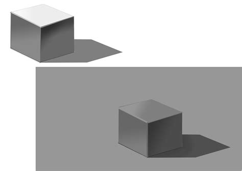 cube shadow casting half way to black | Shadow drawing, Shadow, Cube