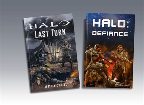 Book Cover Design (based on Halo Novels and video game) by Aesthetic Adeel on Dribbble