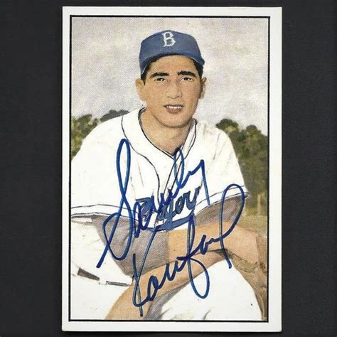 Sandy Koufax autograph signed 1983 Diamond Classics card 60 | Etsy