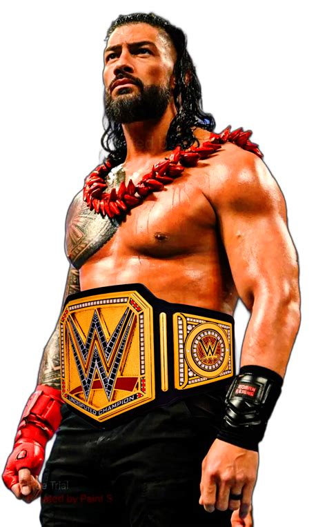 WWE UNDISPUTED CHAMPION ROMAN REIGNS Render 2023 by rinoob on DeviantArt