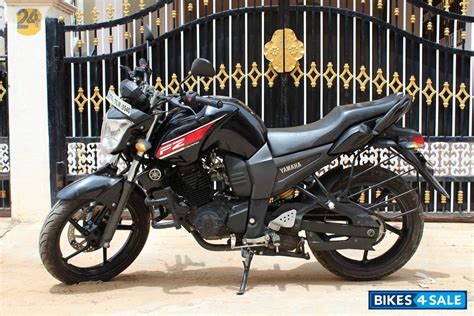 Used 2014 model Yamaha FZ16 for sale in Krishnagiri. ID 121113. Black colour - Bikes4Sale