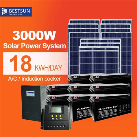 Bestsun solar power system 3000W solar energy for solar system project ...