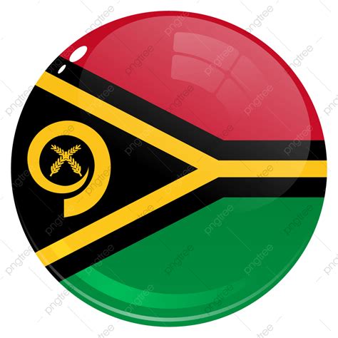 Countries Flags Clipart Vector, Round Country Flag Vanuatu, Round ...