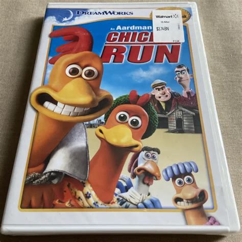 CHICKEN RUN (DVD, 2000, Widescreen) Animated Stop Motion Claymation ...