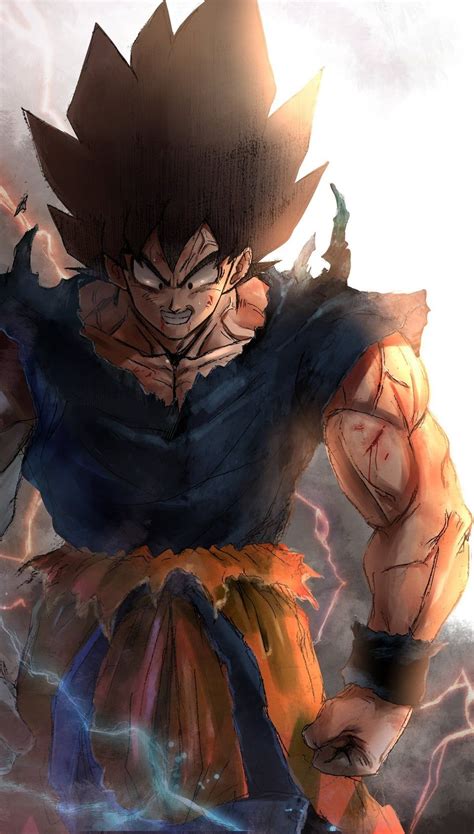 Reddit - dbz - Stunning Goku Art Work By @greyfuku from Twitter Goku Vs Frieza, Dbz, Dragon Ball ...