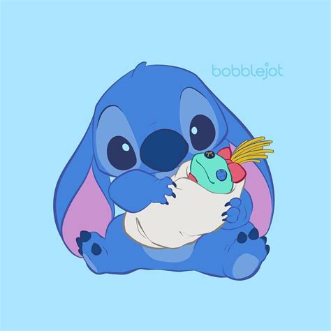 Bobblejot on Instagram: “Stitch with Scrump doll . . . Our first commissioned piece! Did this ...