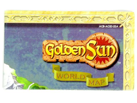 Golden Sun World [Map] (Game Boy Advance / GBA) – RetroMTL