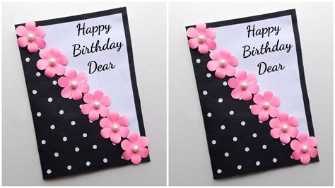 Easy & Beautiful Birthday Card Making • birthday card ideas • birthday ...