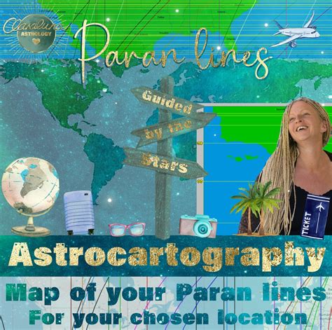 Astrocartography Map of Paran Lines for Your Chosen Location Locational ...