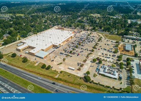 Aerial Image Lake Charles Louisiana Walmart Supercenter Editorial Image - Image of walmart, lake ...