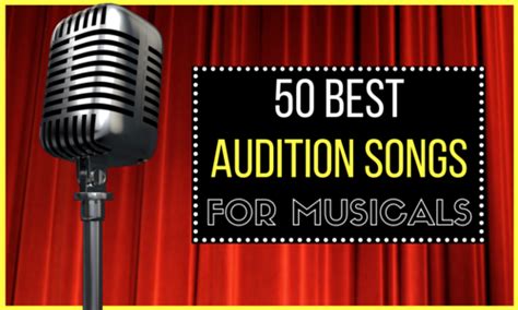 50 Best Audition Songs for Musical Theater for Everyone | TakeLessons ...