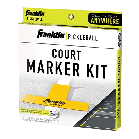 Franklin Sports Pickleball Court Marker Kit - Pickleball Court Lines ...