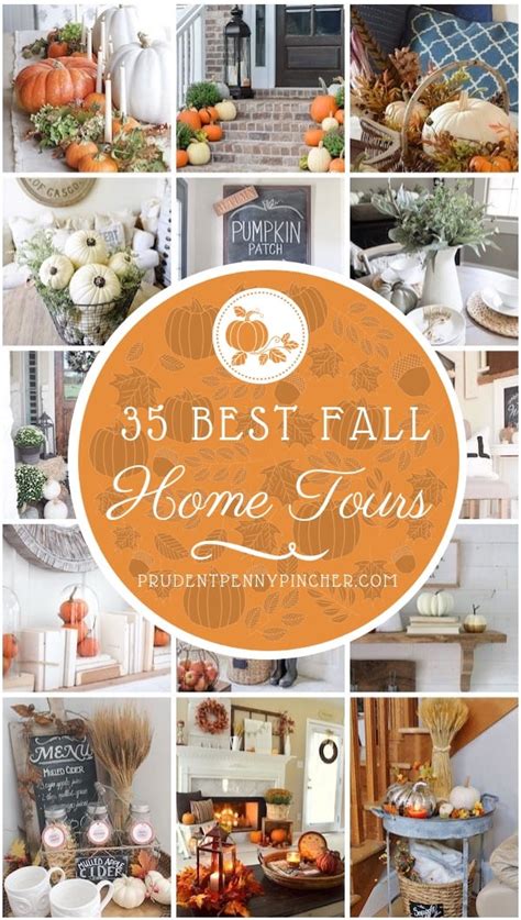 35 Best Fall Decor Home Tours - Prudent Penny Pincher