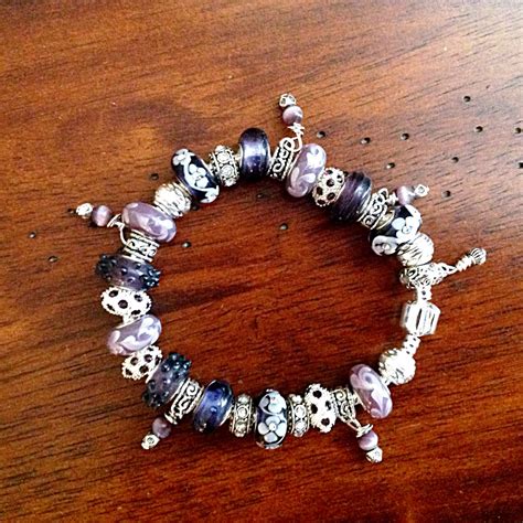 Cancer Awareness Jewelry Charm Bracelet European Bracelet | Etsy