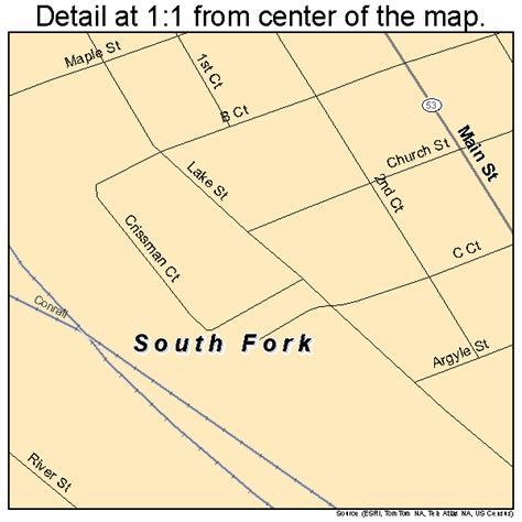 South Fork Pennsylvania Street Map 4272168