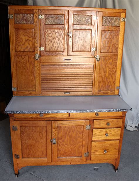 Bargain John's Antiques | Antique “Sellers” Oak Kitchen Cabinet – 48 inches width - Bargain John ...