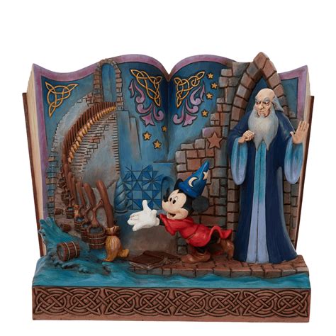 Disney Traditions Sorcerer Mickey Storybook Figurine 6010883