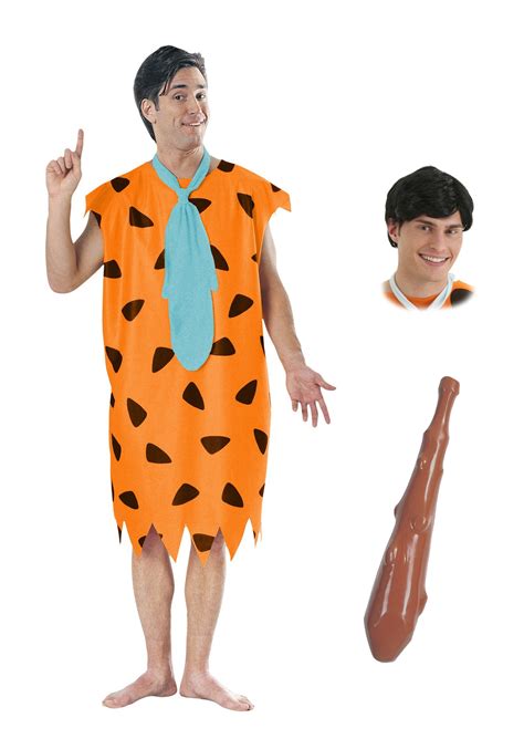 Adult Fred Flintstone Costume Package for Men