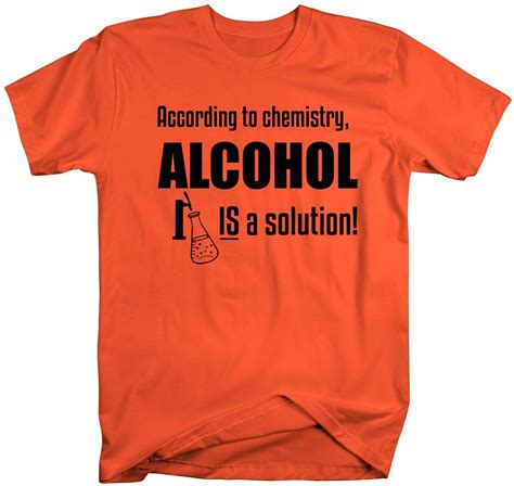 Funny Alcohol Shirt Chemistry T-Shirt Alcohol by ShirtsBySarah