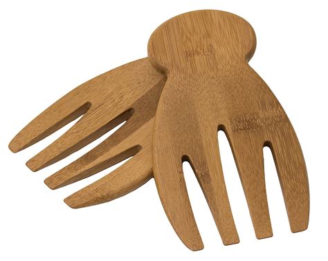 Organic Bamboo Salad Servers + Serving Tongs Best Offer Home, Garden and Tools Shop ...