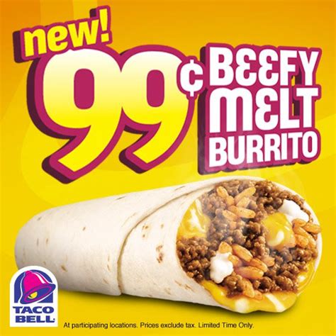 Taco Bell Melt Burrito - Burrito Walls