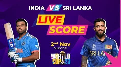 India vs Sri Lanka live score, ICC World Cup 2023 - International ...