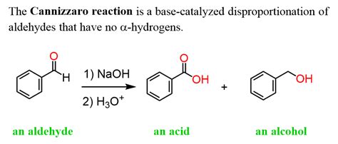 Cannizzaro Reaction - Chemistry Steps